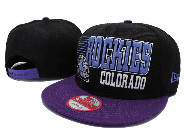 MLB Colorado Rockies Snapback Hat NU06